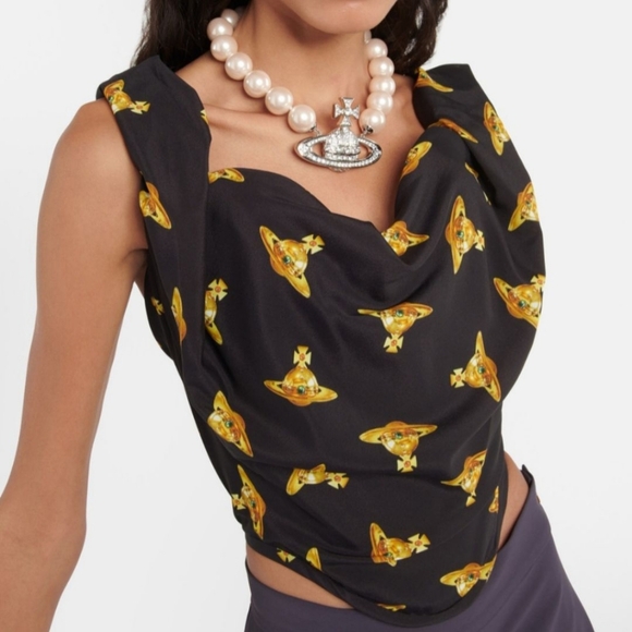 Vivienne Westwood Tops - Vivienne Westwood Sunday of the Shoulder Top Size XS NWOT